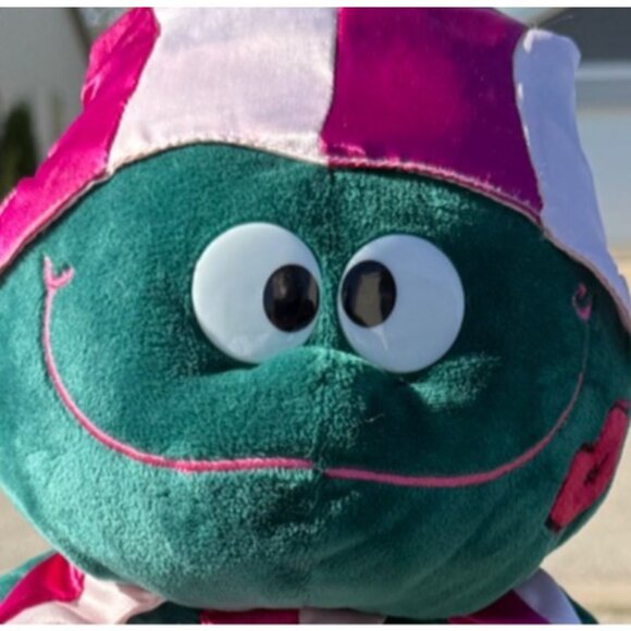 Commonwealth Target Valentine's Day Kiss Me You Fool Plush Stuffed Frog Toad - Picture 9 of 16